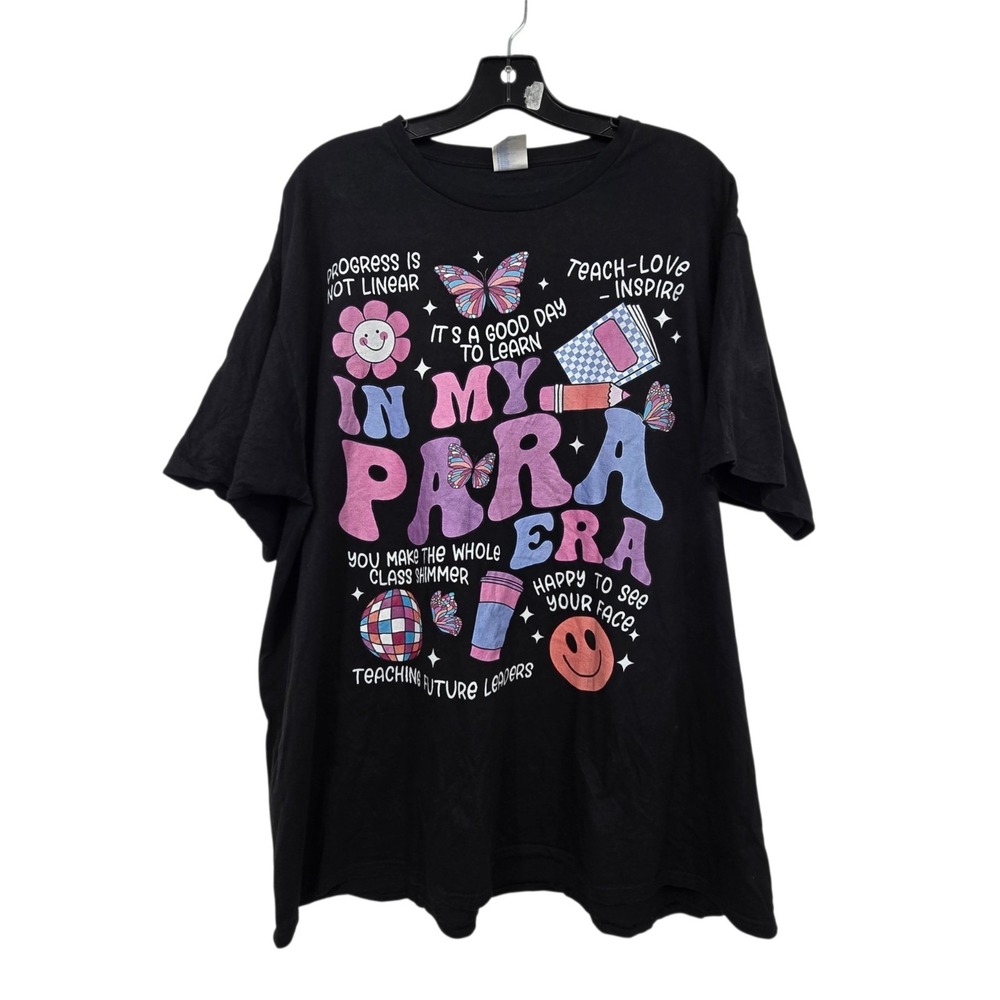 In My Para Era Paraprofessional Paraeducator Back to School Womens T-Shirt 2XL